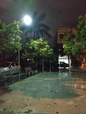 ảnh đèn năng lượng mặt trời do Hoàng Long Solar lắp đặt