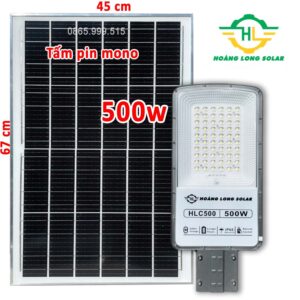 Đèn năng lượng mặt trời bàn chải mắt ngọc 500W – HLC500