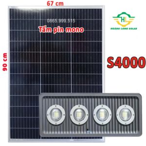 Đèn đường năng lượng mặt trời cao cấp S4000 New 2025