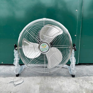 Quạt năng lượng chân quỳ inox 14 inch mẫu mới 2026
